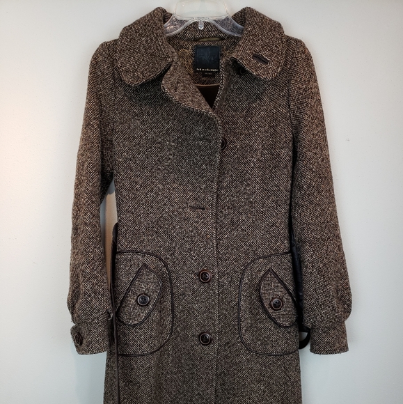 Women's Mackage wool blend Coat - Picture 4 of 8